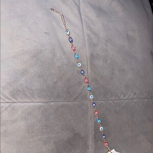Large bead Colorful Evil Eye Bracelet